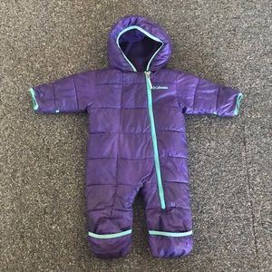 Columbia Purple baby bunting